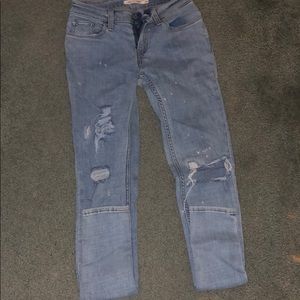 Levi Super Skinny Light Blue Jeans